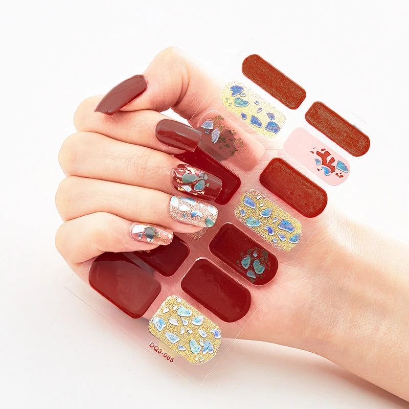 UV Semi-Cured Gel Nail Wraps