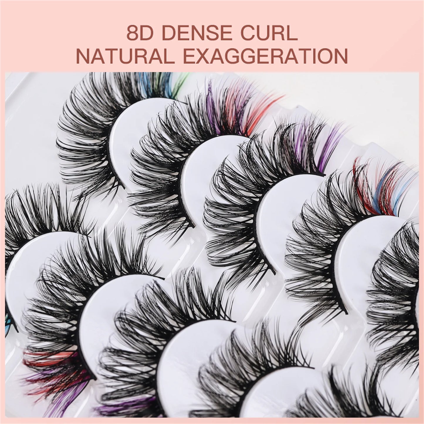 Colorful False Eyelashes