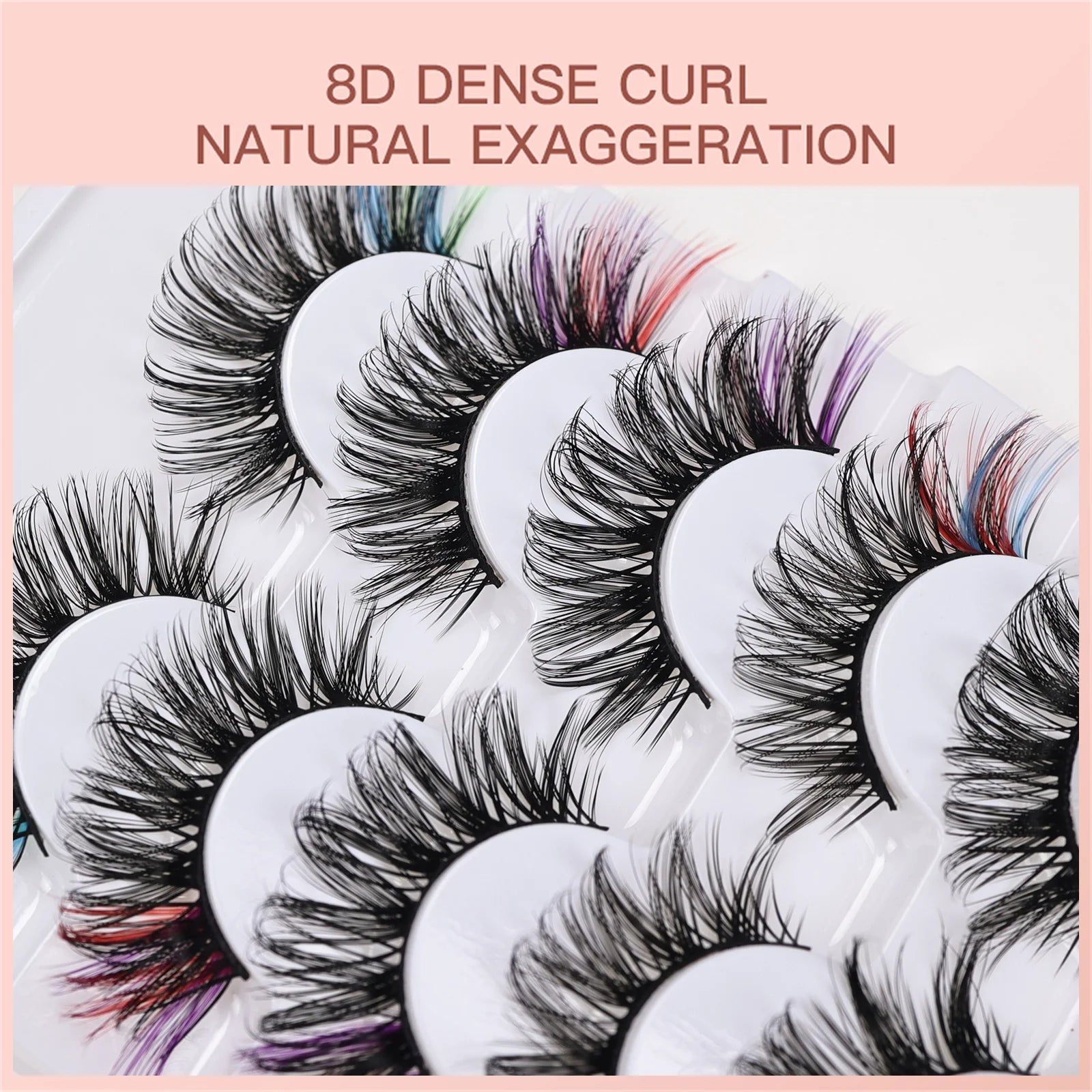 Colorful False Eyelashes