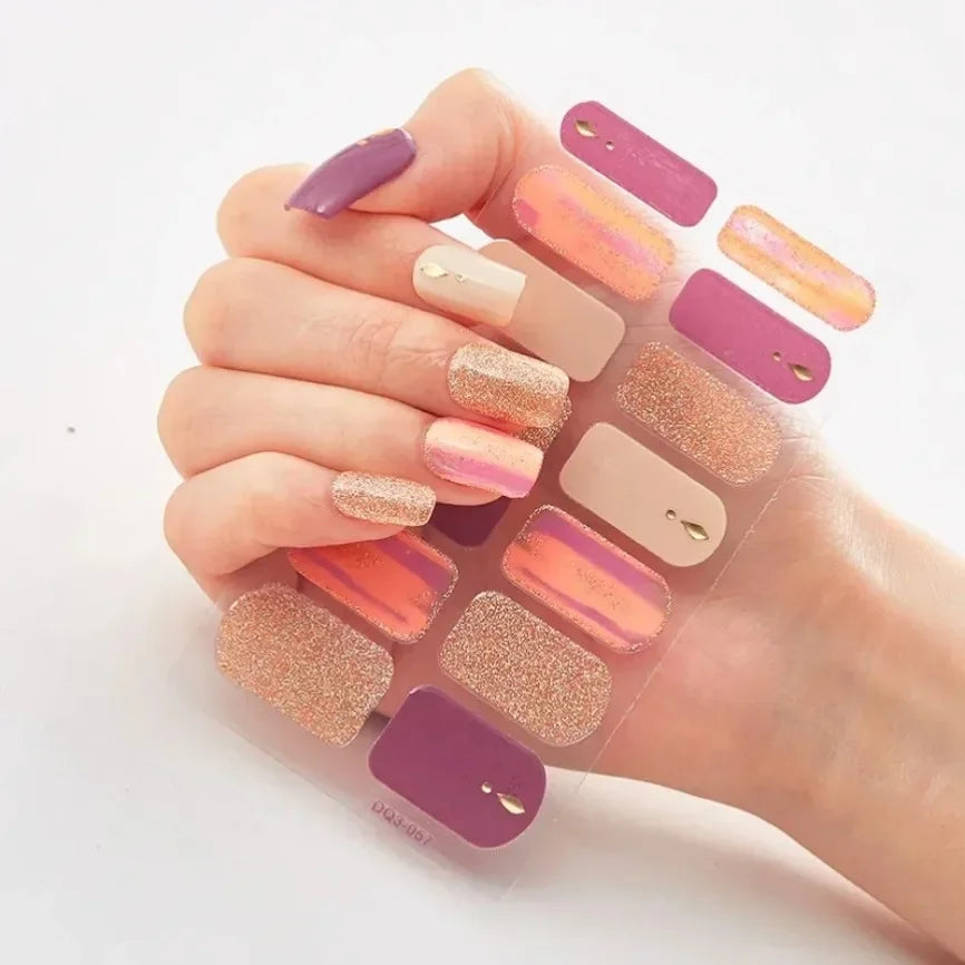 UV Semi-Cured Gel Nail Wraps
