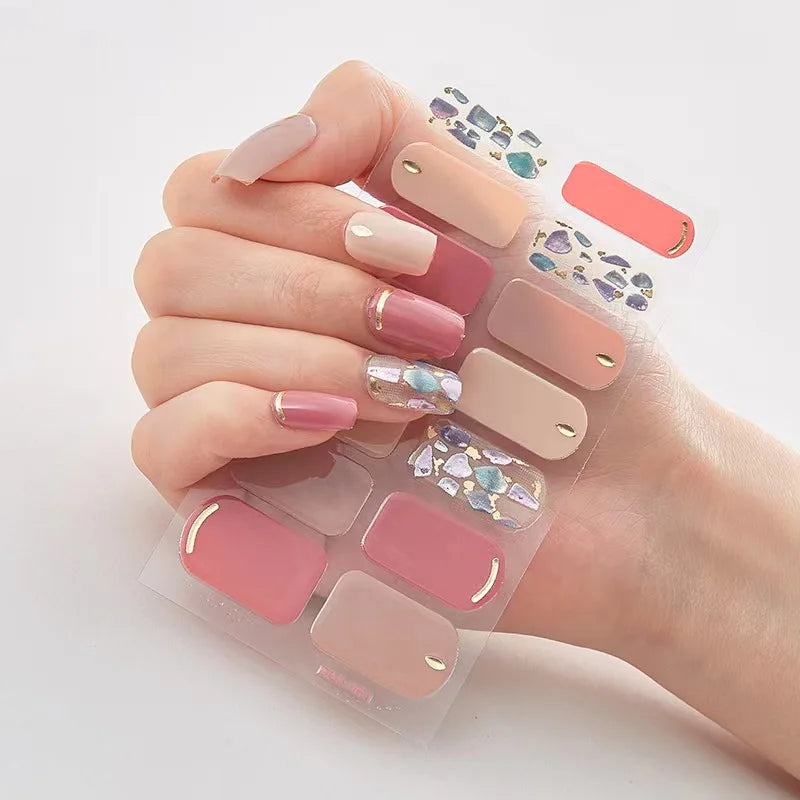 UV Semi-Cured Gel Nail Wraps