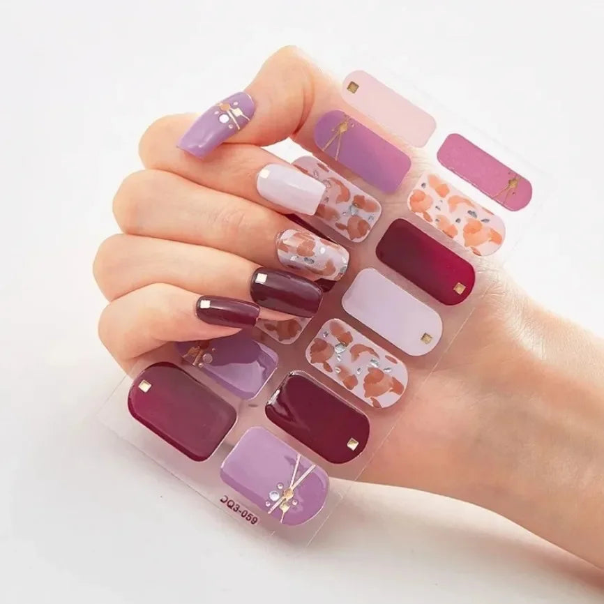 UV Semi-Cured Gel Nail Wraps