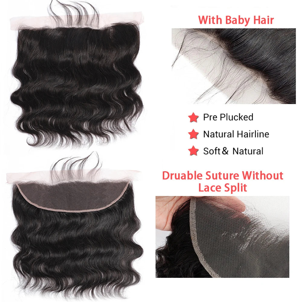 Body Wave Bundles With Closure Brazilian Hair