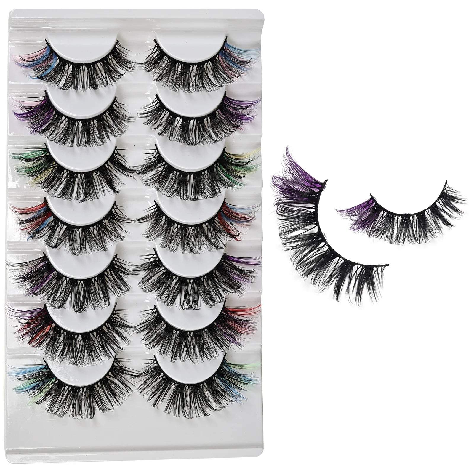 Colorful False Eyelashes