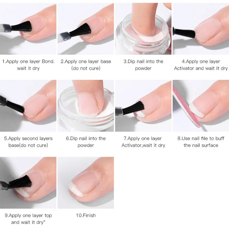 Multicolor Dipping Nail Powder
