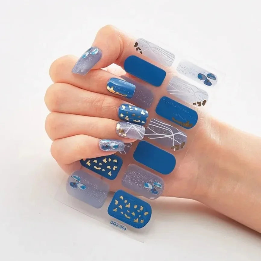 UV Semi-Cured Gel Nail Wraps