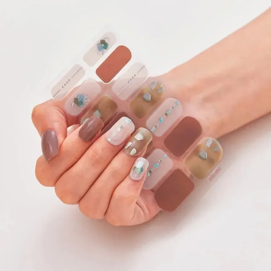UV Semi-Cured Gel Nail Wraps