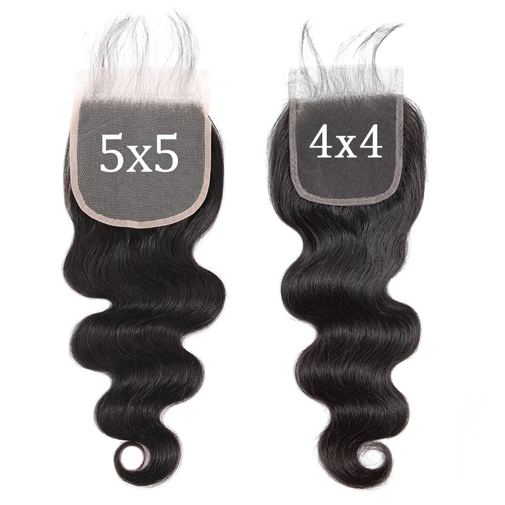 Body Wave Bundles With Closure Brazilian Hair