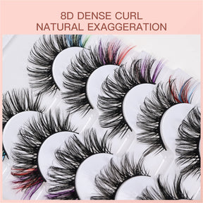 Colorful False Eyelashes