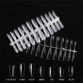 Transparent Ballerina Stiletto Coffin Shape Acrylic  False Nail