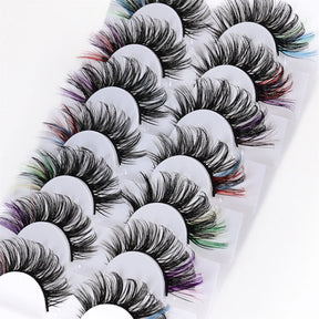 Colorful False Eyelashes
