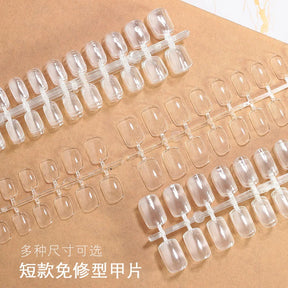 Transparent Ballerina Stiletto Coffin Shape Acrylic  False Nail