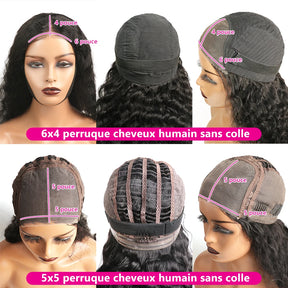 Closure Human Hair Wigs For Women