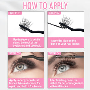 Curl Cluster Lashes Extension DIY